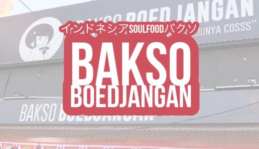【BAKSO BOEDJANGAN】バリ島でインドネシアのソウルフードバクソにトライ 